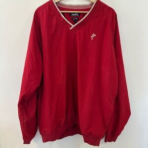 Ashworth Classic Red V-Neck Sweater